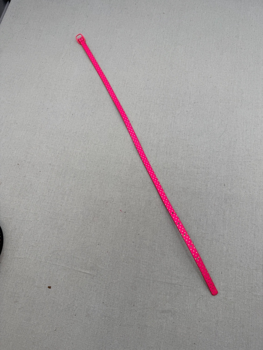 Kids Pink Dot-Print Belt